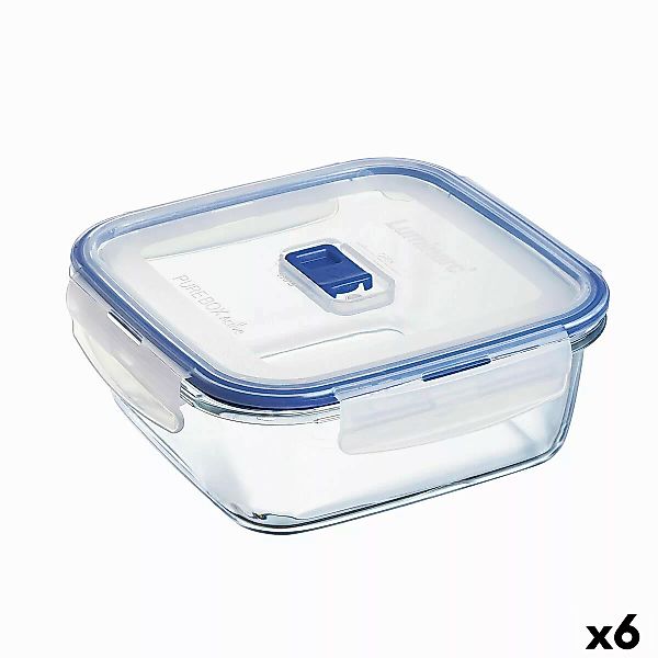 Lunchbox Hermetisch Luminarc Pure Box Active 1,22 L Zweifarbig Glas (6 Stüc günstig online kaufen