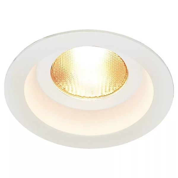 LED Einbauleuchte Contone, weiß, Blende innenliegend, starr, IP44, rund günstig online kaufen