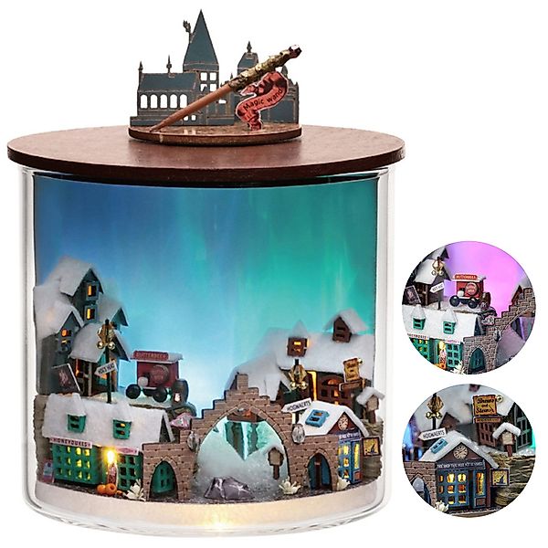 OKWISH 3D-Puzzle Miniaturhaus Bastelset DIY Modellbausatz günstig online kaufen