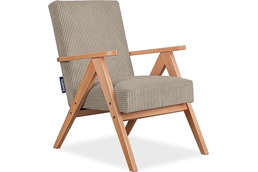 KONSIMO® Cocktailsessel NASET Sessel, Rahmen aus günstig online kaufen