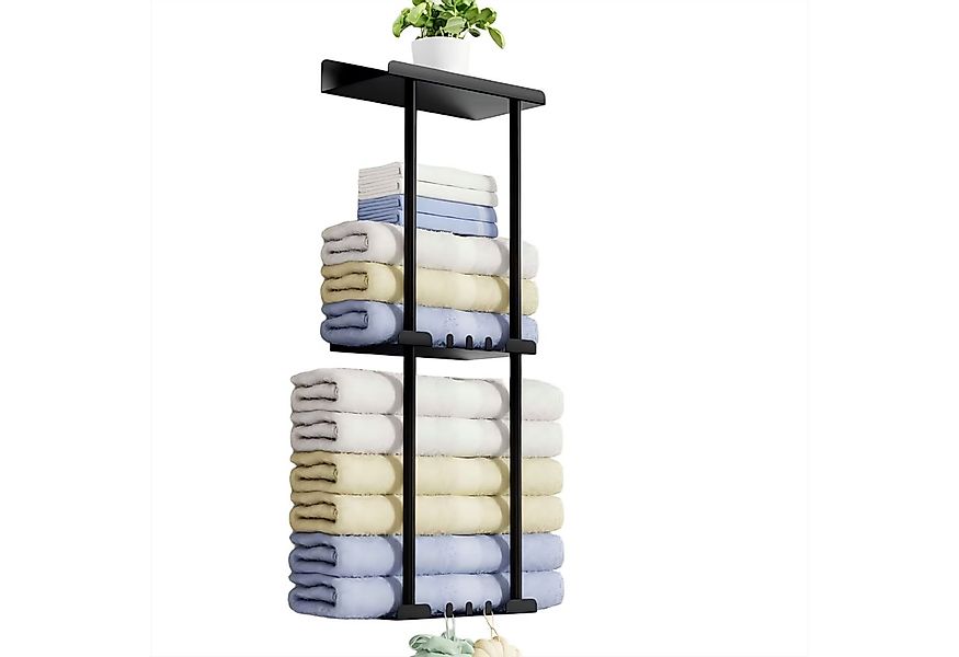 Refined Living Handtuchhalter Wand Handtuchhalter, Bad Handtuchregal, Ohne günstig online kaufen