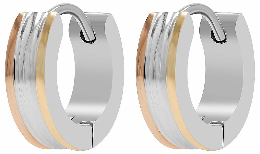 Adelia´s Paar Creolen "Damen Ohrringe – Creole aus Edelstahl" Perfekt als G günstig online kaufen