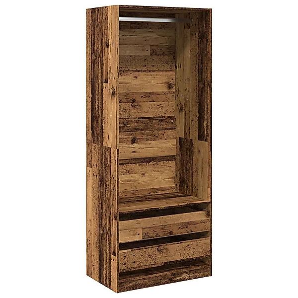 vidaXL Kleiderschrank Kleiderschrank Altholz-Optik 80x50x200 cm günstig online kaufen
