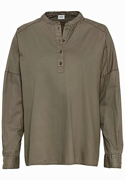 camel active Langarmbluse Langarm Bluse aus Baumwolle günstig online kaufen