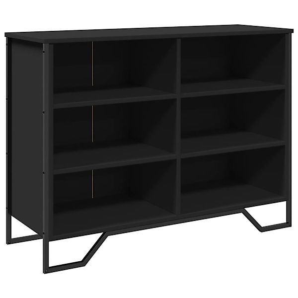 vidaXL Sideboard Schwarz 101x35,5x74,5 cm Holzwerkstoff 848554 günstig online kaufen