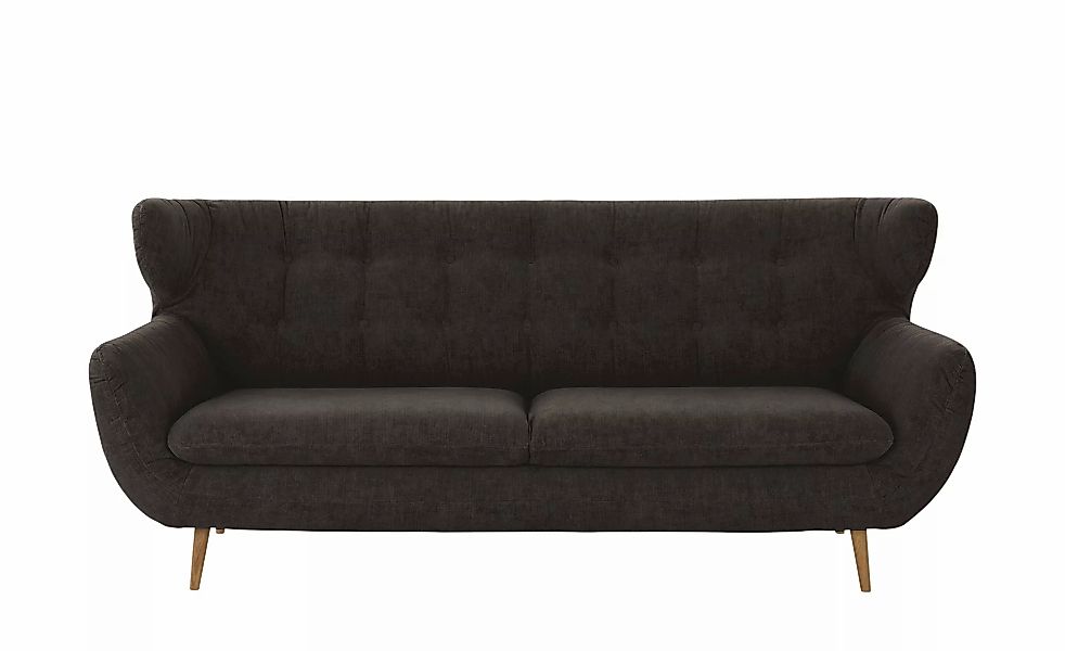 finya Sofa  3-sitzig  aus Chenille Sortland  ¦ grau ¦ Maße (cm): B: 225 H: günstig online kaufen