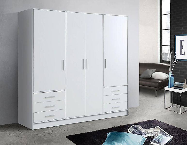 FORTE Kleiderschrank "Jupiter, Made in Europe, mit Schubladen", (Maße (T/H) günstig online kaufen