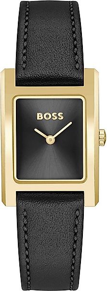 BOSS Quarzuhr LUCY 1502742, Damenuhr, Armbanduhr, analog, Lederarmband günstig online kaufen
