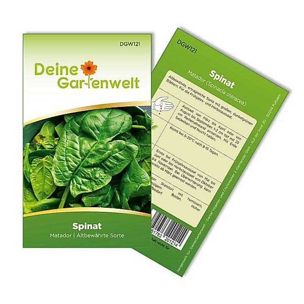 Deine Gartenwelt Spinat Matador Samen günstig online kaufen