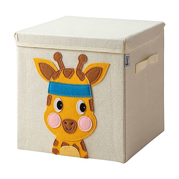 Lifeney Faltbox Aufbewahrungsbox mit Deckel Giraffe günstig online kaufen