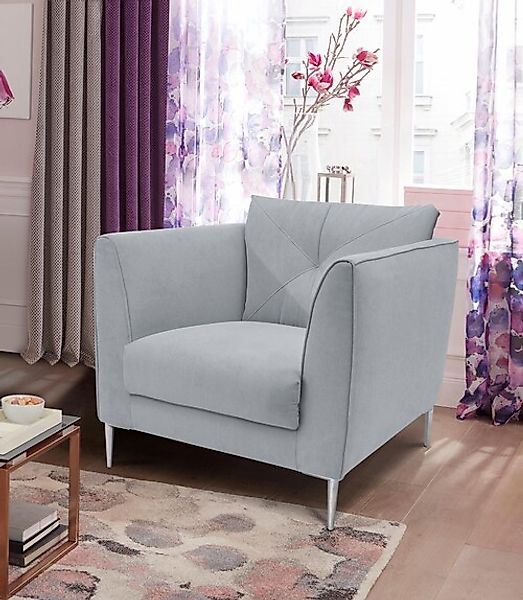 TRENDMANUFAKTUR Sessel »Lille, Loungesessel, Komfortsitzhöhe 46cm, Breite 8 günstig online kaufen