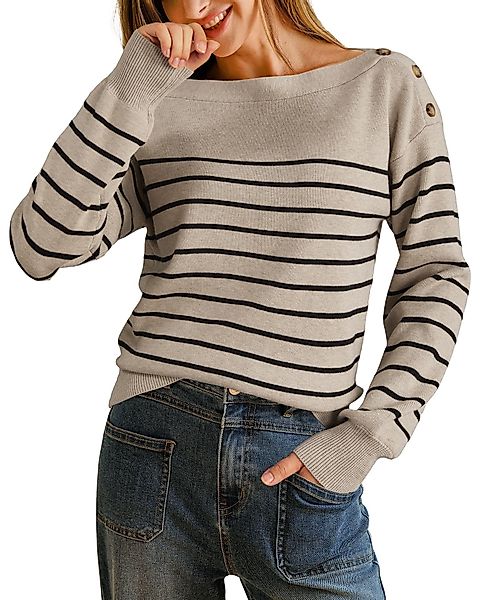 Arach&Cloz Sweater Arach&Cloz Damen Pullover Wollmischung günstig online kaufen