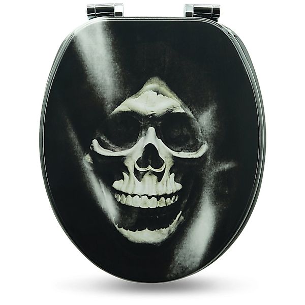 Sanfino WC-Sitz "Skull" Premium Toilettendeckel mit günstig online kaufen