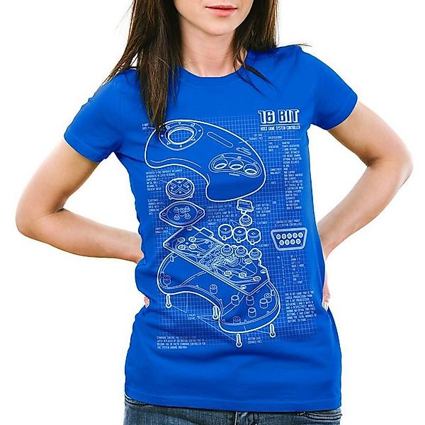 style3 T-Shirt Mega Drive 16-Bit Konsole sega master gamer genesis system günstig online kaufen