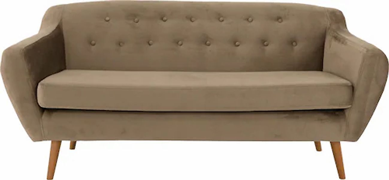 Home affaire 3-Sitzer »Renne« mit Heftung im Rücken im skandinavischem Stil günstig online kaufen