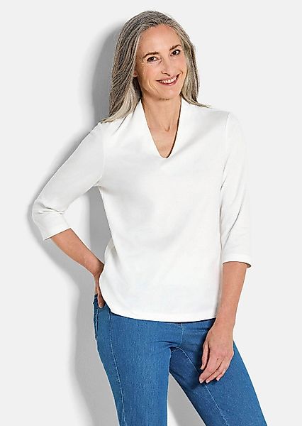 GOLDNER Print-Shirt Basic-Shirt aus Interlock-Jersey günstig online kaufen