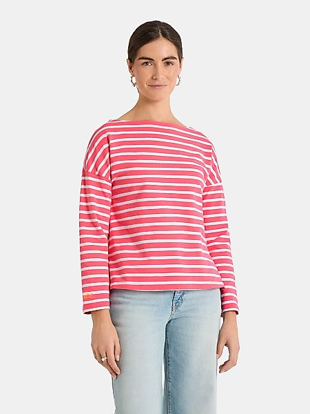 Lieblingsstück Langarmshirt "StineL" mit U-Boot Ausschnitt, Streifenmuster günstig online kaufen