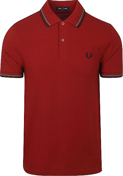 Fred Perry Polo Twin Tipped M3600 Rot - Größe XL günstig online kaufen