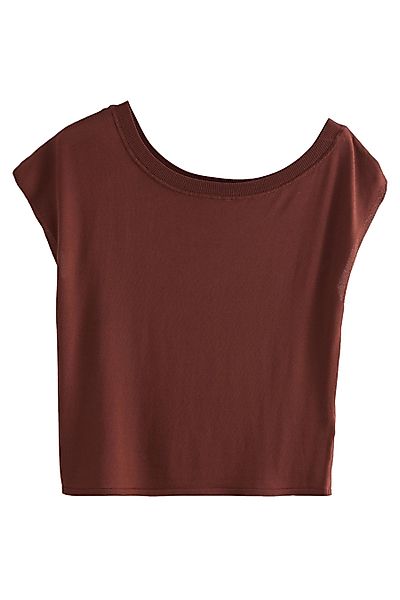 Next T-Shirt Asymmetrisches, schulterfreies Top mit günstig online kaufen