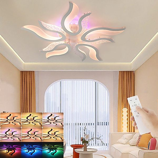 oyajia LED Deckenleuchte LED Deckenleuchte 54W günstig online kaufen