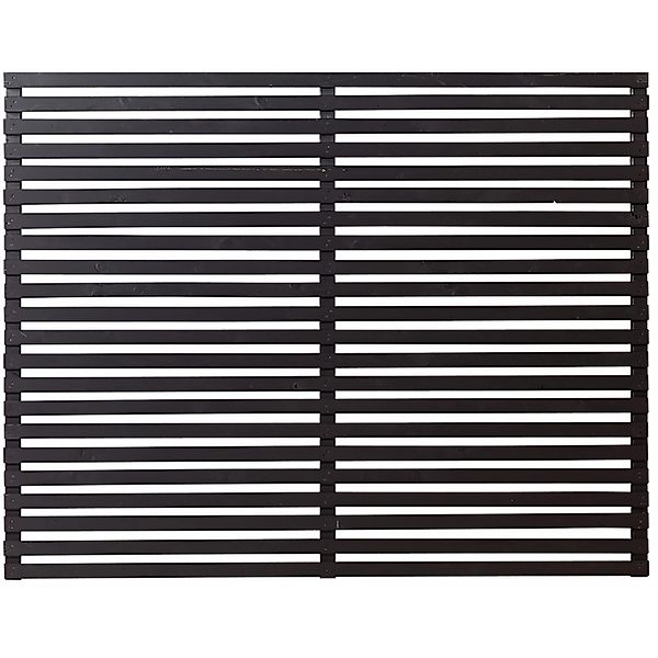 Sichtschutzzaun Tokyo Nadelholz Schwarz 180 cm x 140 cm günstig online kaufen