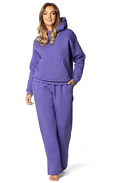 DKaren Freizeitanzug Damen Hausanzug Jogginganzug Baumwolle günstig online kaufen