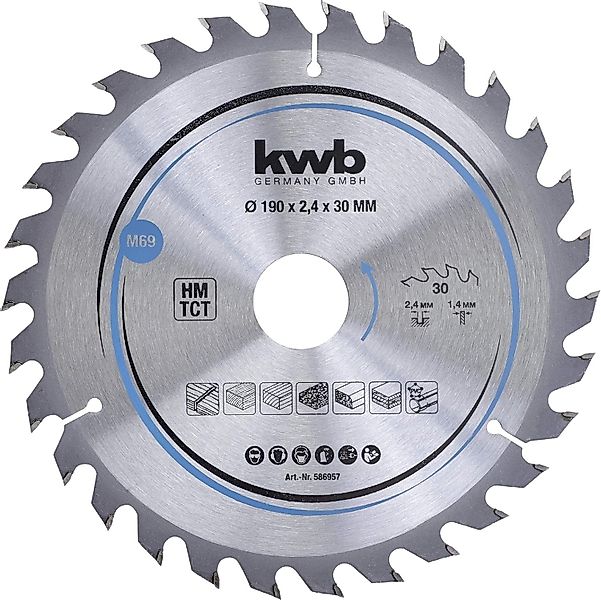 kwb Kreissägeblatt, kwb Kreissägeblatt 190 x günstig online kaufen