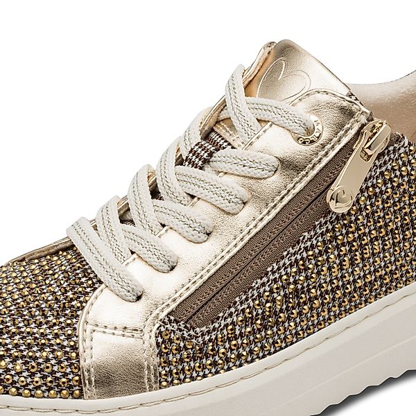 MARCO TOZZI Plateausneaker, Freizeitschuh, Halbschuh, Schnürschuh mit funke günstig online kaufen