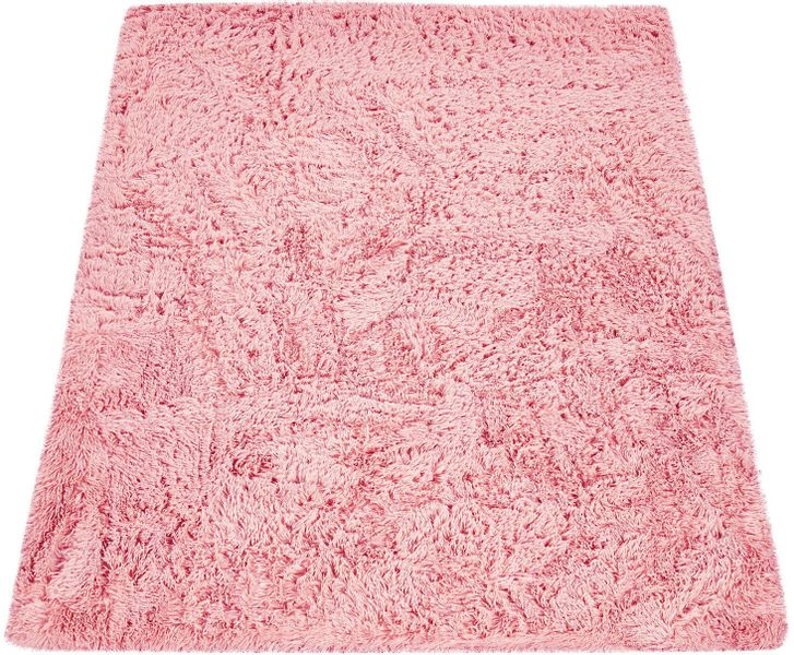 Paco Home Hochflor-Teppich "Silky 591" rechteckig 37 mm Höhe Uni-Farben, be günstig online kaufen