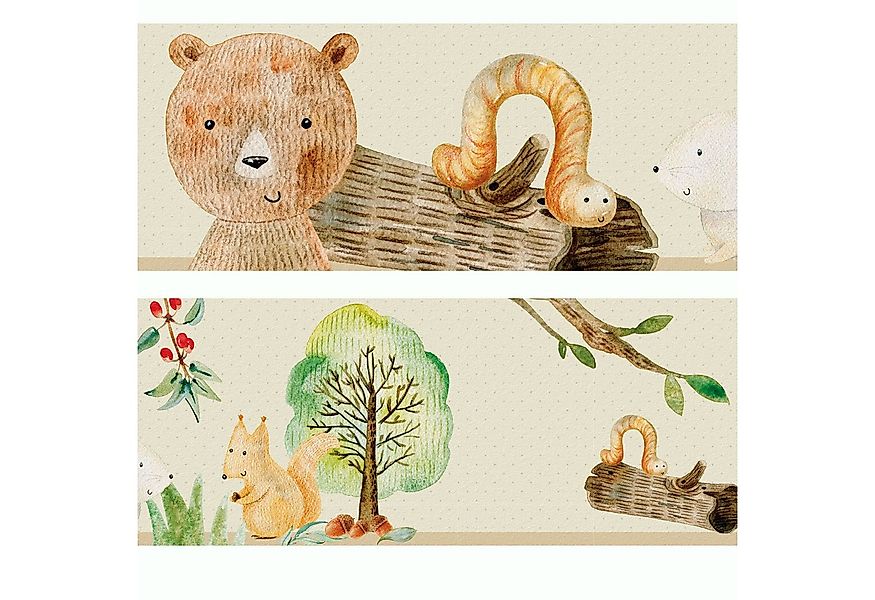 Sunnywall Bordüre Woodland / Waldtiere (Bordüre - 400 cm), Wald, (1 St), ho günstig online kaufen