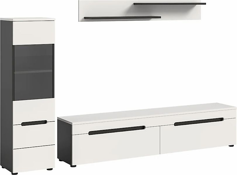 Home affaire Wohnwand "REHAT, TOPSELLER, 3-teilig, wahlweise stehend und hä günstig online kaufen