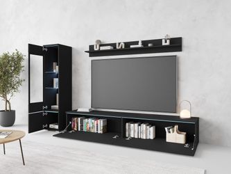 INOSIGN Wohnwand VERA I, Vitrinen Türanschlag günstig online kaufen