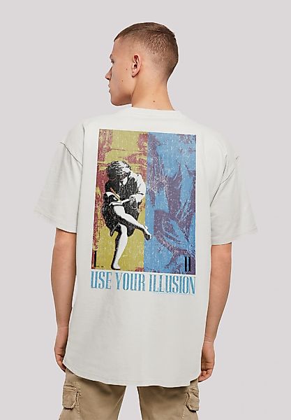 F4NT4STIC T-Shirt "Guns n Roses Music Double Illusion", Musik, Band, Logo günstig online kaufen