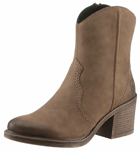 Rieker Westernstiefelette, Cowboystiefelette, Boots, Blockabsatz, im angesa günstig online kaufen