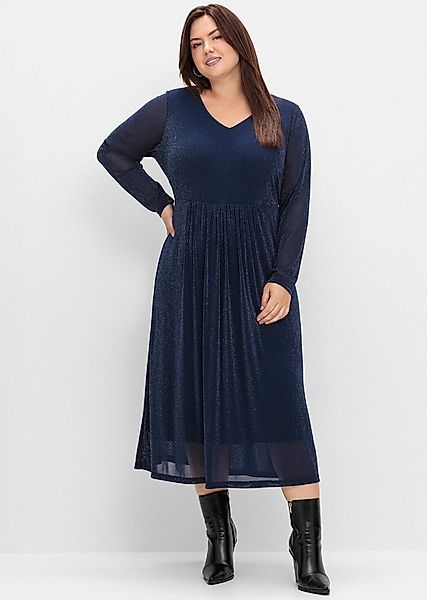 Sheego Jerseykleid Kleid Langarm günstig online kaufen