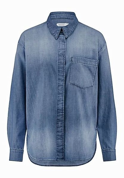 Hessnatur Jeansbluse aus reinem Bio-Denim (1-tlg) günstig online kaufen