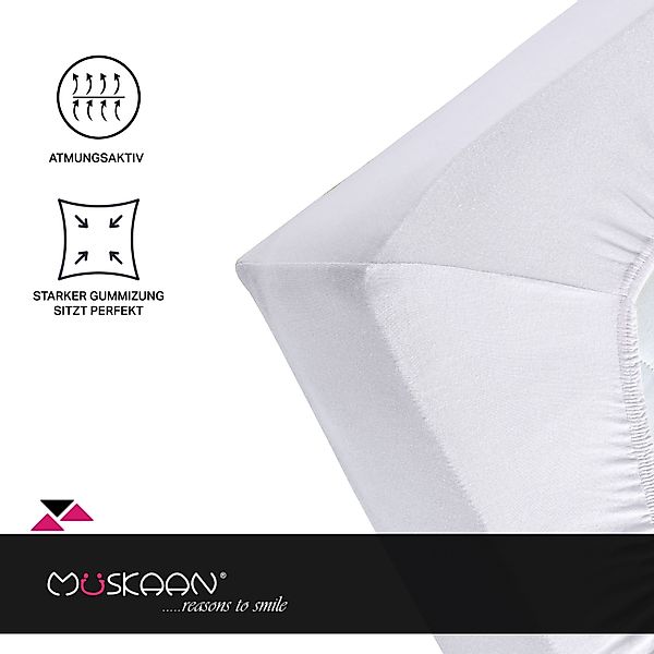 Müskaan Spannbettlaken 180x200 - 200x220 Boxspringbett günstig online kaufen