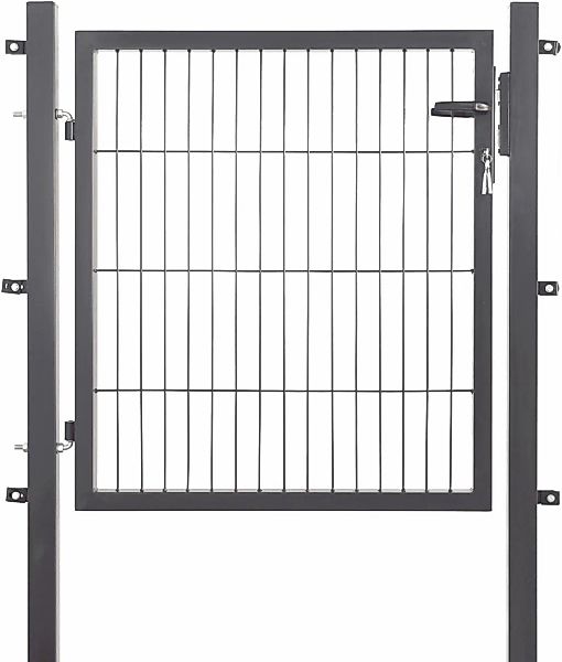 GARDEN N MORE Zauneinzeltür "Einzeltor Excellent" 83 cm hoch, anthrazit günstig online kaufen