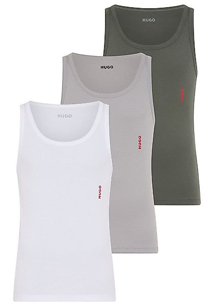 HUGO Ripptanktop (Packung, 3-tlg., 3er) Basic, Rundhals günstig online kaufen