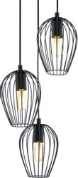 EGLO Pendelleuchte NEWTOWN Pendellampe, schwarz, Stahl, günstig online kaufen
