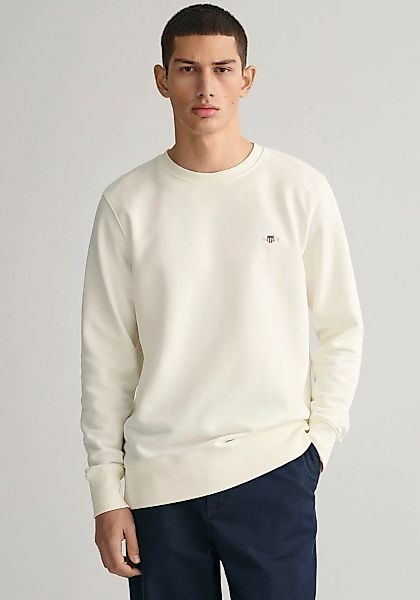 Gant Sweatshirt "REG SHIELD C-NECK SWEAT", mit Logostickerei auf der Brust günstig online kaufen
