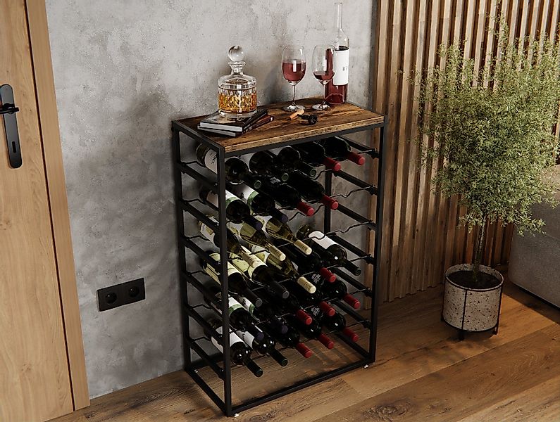 Lenmar Weinregal Weinregal aus Metall,Flaschenregal,Regale,Flaschenhalter L günstig online kaufen