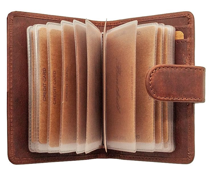 Benthill Kartenetui Echt Leder Kartenbörse für Kreditkarten RFID Karten Gel günstig online kaufen