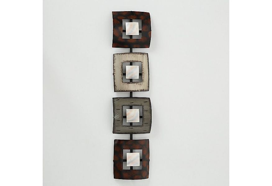 BOLTZE Wanddekoobjekt Wand Objekt Eisen Relief Farbmix Wohn Zimmer Dekorati günstig online kaufen