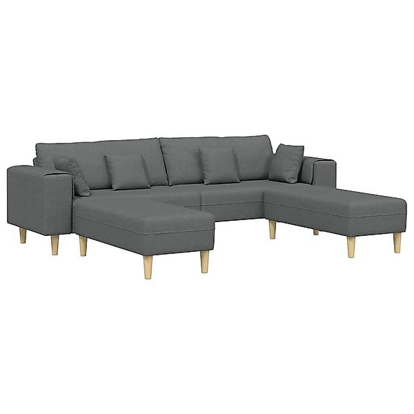 vidaXL Sofa Stoffsofa mit Kissen 3 günstig online kaufen