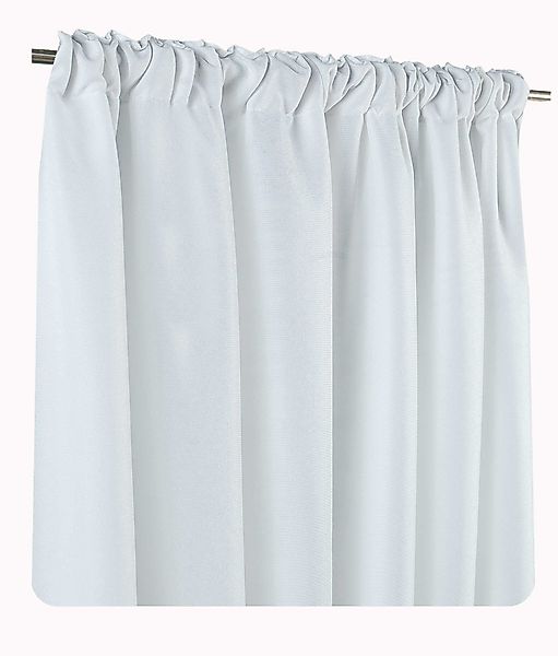 Haus und Deko Kuscheltier Vorhang Kräuselband 140x245 cm blickdicht Struktu günstig online kaufen