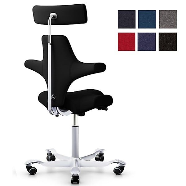 HAG CAPISCO 8107 | Stoff Xtreme Schwarz | Gestell Schwarz | Nackenstütze günstig online kaufen