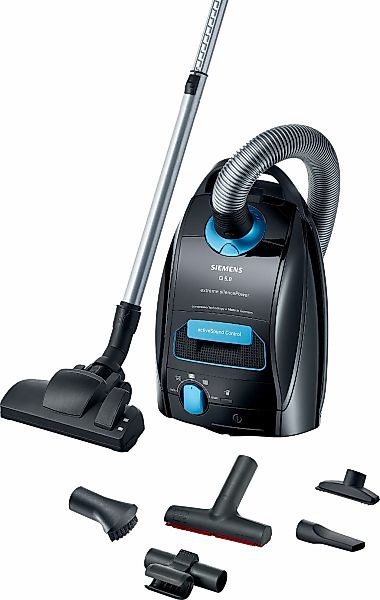 SIEMENS Bodenstaubsauger "Q5 extreme silencePower VSQ5X500" 650 W mit Beute günstig online kaufen