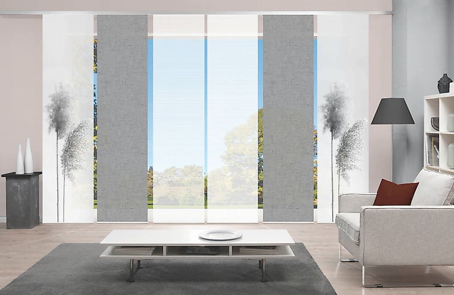 Vision S Schiebegardine "IRLOS 6er SET" Paneelwagen 6 Stk. tlg. Schiebevorh günstig online kaufen