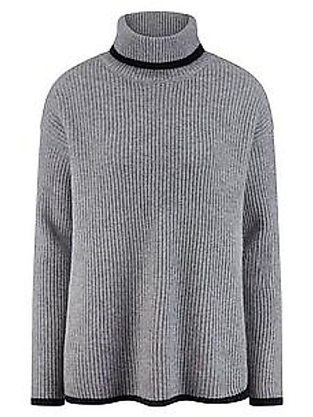 Rollkragen-Pullover include grau günstig online kaufen